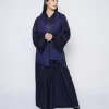 Premium crepe abaya with a matching sheila