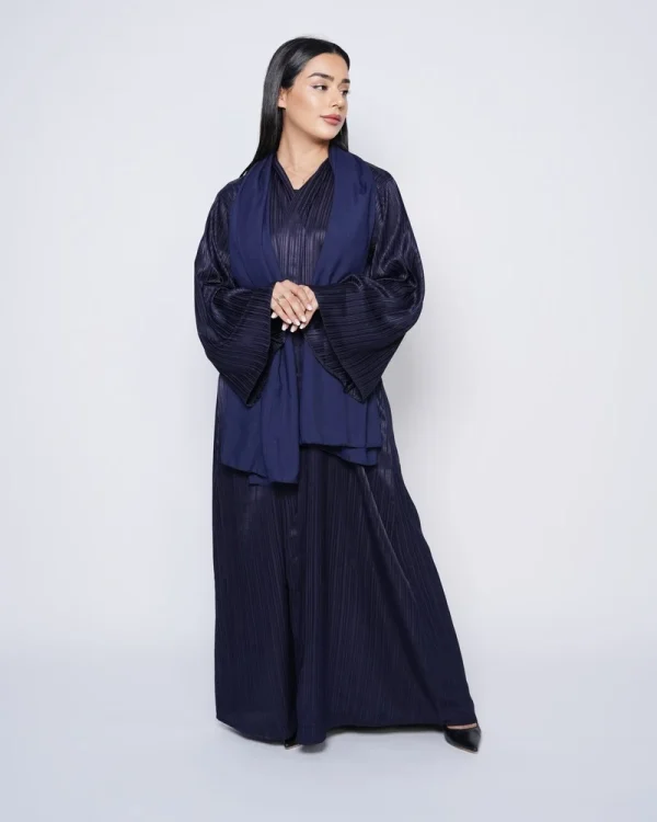 Premium crepe abaya with a matching sheila