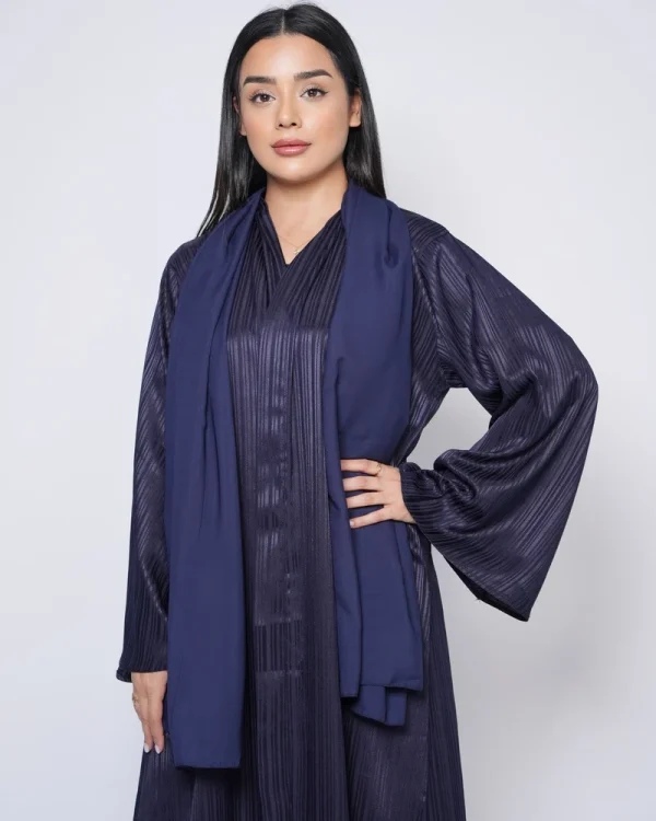 Premium crepe abaya with a matching sheila