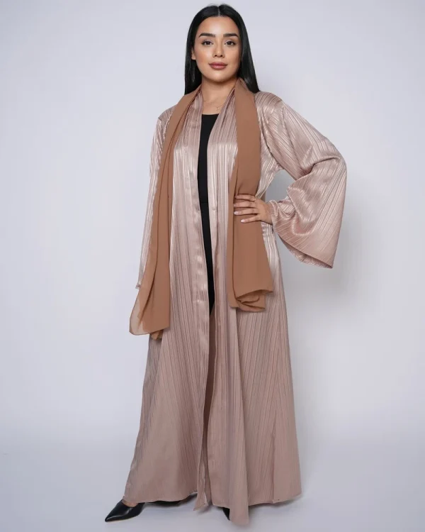 Premium crepe abaya with a matching sheila