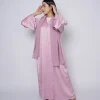 Premium silk abaya with a matching sheila