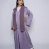 Premium silk abaya with a matching sheila