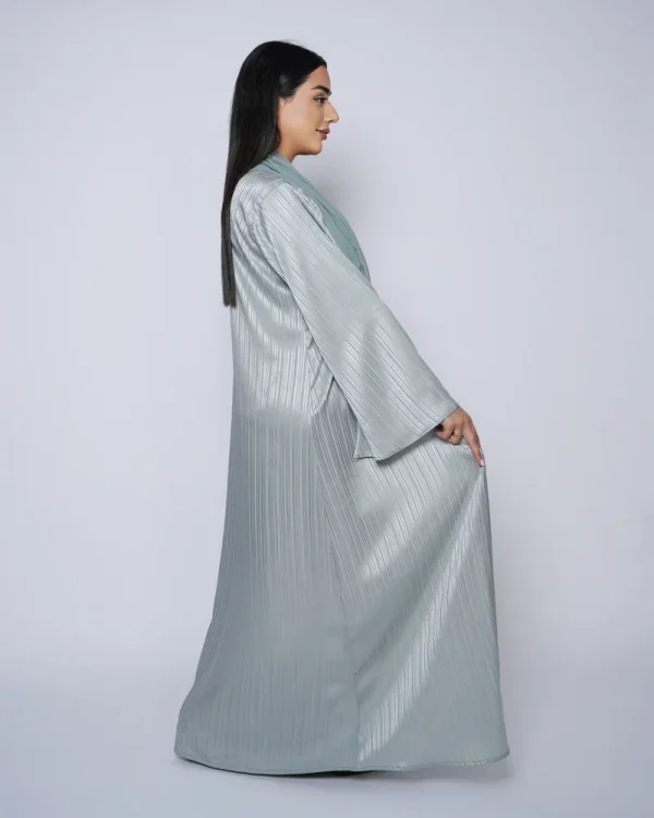 Premium silk abaya with a matching sheila