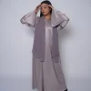 Premium crepe abaya with a matching sheila