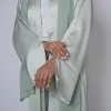 Premium silk abaya with a matching sheila