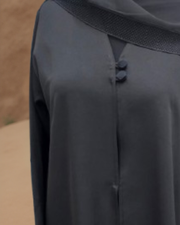 Premium nada fabric abaya with lace detail