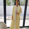 Noor Luxe premium silk Abayas Made In UAE with a matching Sheila