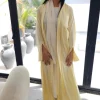 Noor Luxe premium silk Abayas Made In UAE with a matching Sheila