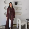 Noor Luxe premium silk Abayas Made In UAE iwith a matching Sheila
