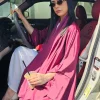 Noor Luxe premium silk Abayas Made In UAE iwith a matching Sheila