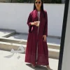 Noor Luxe premium silk Abayas Made In UAE iwith a matching Sheila