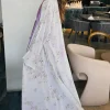 Noor print Abayas Made In UAE in Premium chiffon fabrics with a matching chiffon Sheila