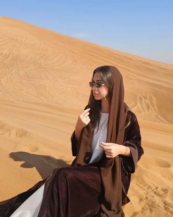 Noor velvet collection made from premium light weight velvet fabric and matching chiffon sheila