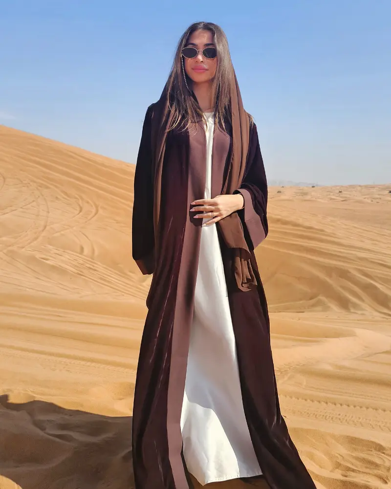 Noor velvet collection made from premium light weight velvet fabric and matching chiffon sheila